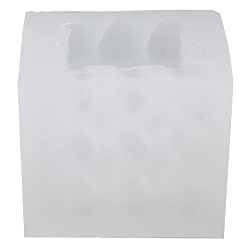 3d Herzwürfel Aromatherapie Kerze Silikonform Food Grade Safe ungiftige DIY -Handwerksform für Hochzeiten Jubiläen Valentinstag Geschenke (M) von Baxnore