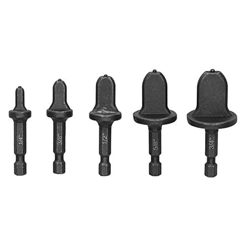 5-teiliges Swagging-Werkzeugset, Sechskantschaftbohrer aus Chrom-Molybdän-Stahl zum Aufweiten von Klimaanlagenrohren, 3/4- bis 1/4-Zoll-Rohraufweiter-Kit 5-teiliges Swagging-Werkzeugset, Sechskantschaftbohrer aus Chrom-Molybdän-Stahl zum Aufweiten von Klimaanlagenrohren, 3/4- bis 1/4-Zoll-Rohraufweiter-Kit von Baxnore