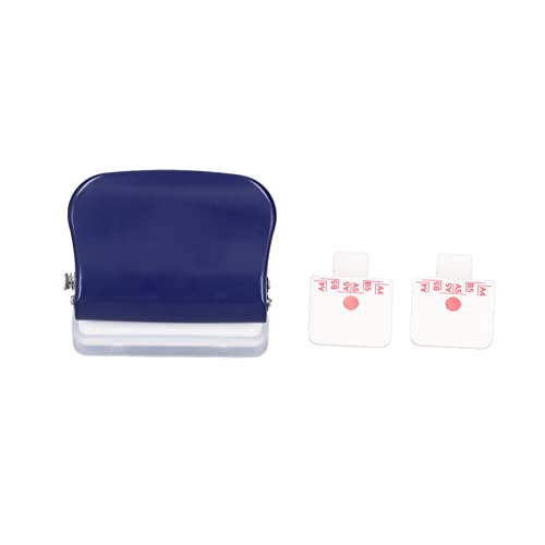 6 Hole Punch, Heavy Duty Metal Puncher mit Positionierungslehrer für A4 B5 A5 Dokumente Office Academic Binding Tool von Baxnore