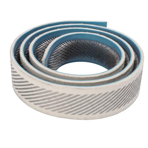 BaxnorGummi Gripper Streifen, 1 m x 3,2 cm Benutzerdefinierte Stoffklamme mit Stahlbürste, Nicht -Slip -Punch -Nadel -Handwerksbehörde für Tufling -Rahmen Teppich Hooking Stickerei von Baxnore