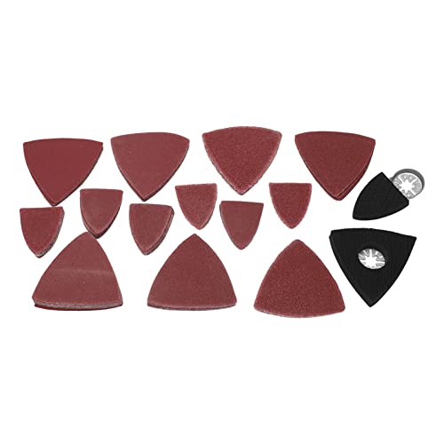 Baxnore 100 pcs oszillierende Werkzeugschleifer -Kits, dreieckige Fingerzubehör, 60 bis 240 Körnchen, ABS -Material, Sandpapier zum Holzschleifen enthalten Baxnore 100 pcs oszillierende Werkzeugschleifer -Kits, dreieckige Fingerzubehör, 60 bis 240 Körnchen, ABS -Material, Sandpapier zum Holzschleifen enthalten von Baxnore