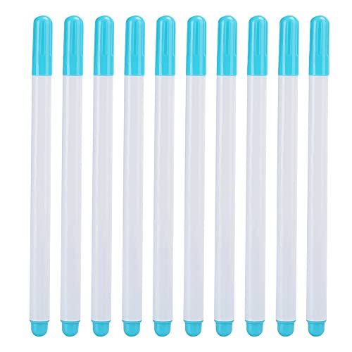 Baxnore 10PCS wasser lösliche Stoffs tift, lösch bare Stoff marker, automatische verschwindende temporäre Stoff-Marker-Stiche zum Nähen Quilten-Schneiderei (Kunststoff + Faser) von Baxnore