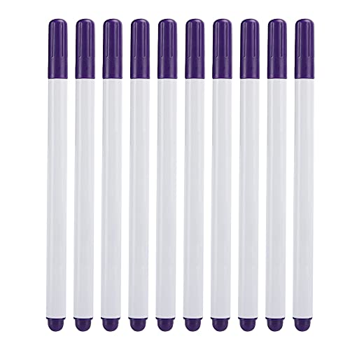 Baxnore 10PCS wasser lösliche Stoffs tift, lösch bare Stoff marker, automatische verschwindende temporäre Stoff-Marker-Stiche zum Nähen Quilten-Schneiderei (Plastik + Phasen 2) von Baxnore