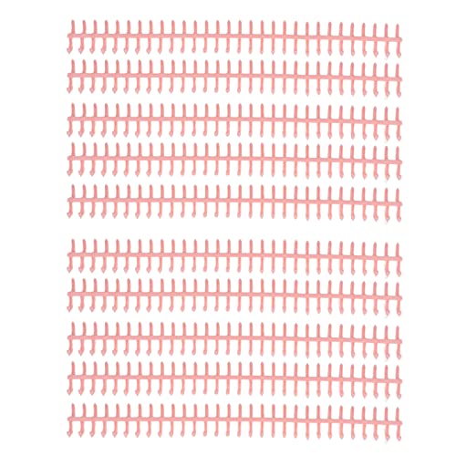 Baxnore 10pcs 30 Ring Kunststoffbindungskämme, Wirbelsäulenspulen mit 12 mm Durchmesser, Lehrer -Studentenorganisator, hält 85 Blätter für Dokumente Notebooks (Hellrosa) von Baxnore