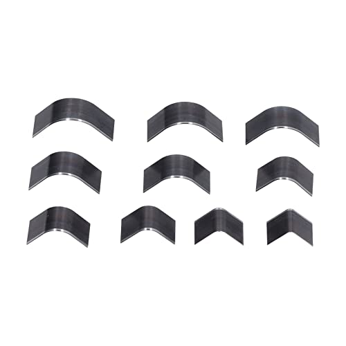 Baxnore 10pcs Leder -Ecke, Lederhandwerkswerkzeug, Lederkanten Trimmer, Lederschneiderschneider, Lederformpunsch, Lederschneider für Pappkautschuk von Baxnore