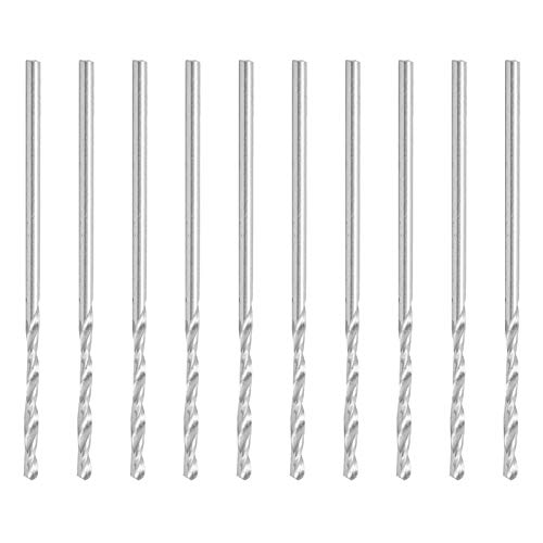 Baxnore 10pcs Twist Drill Bit, HSS -Schmuck Drehbohrmaschine, Punch Twist Bohrer, feine Point -Bohrer, Schmuckbohrmaschine, feiner Schmuckbohrer für Schmuckstücke von Baxnore