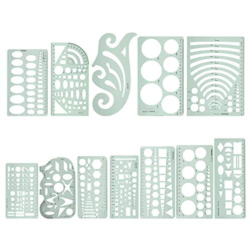 Baxnore 12PCS Curve Template Set, Drawing Template Herrscher, kurven förmige Einst ufer, Muster designs Herrscher, kurven förmiger Herrscher zum Nähen von Muster designs Baxnore 12PCS Curve Template Set, Drawing Template Herrscher, kurven förmige Einst ufer, Muster designs Herrscher, kurven förmiger Herrscher zum Nähen von Muster designs von Baxnore