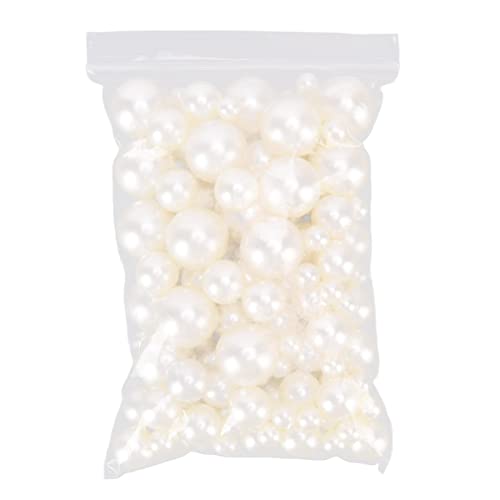 Baxnore 150pcs Perlenperlen Set, 3 Größe weiße Kunsthandwerksplastikperlen für Halskette Ohrring -Vorräte 20mm 14 mm 8mm Baxnore 150pcs Perlenperlen Set, 3 Größe weiße Kunsthandwerksplastikperlen für Halskette Ohrring -Vorräte 20mm 14 mm 8mm von Baxnore
