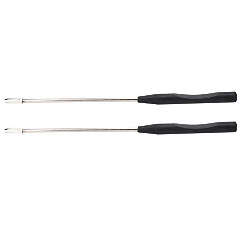 Baxnore 2-Pack Messing-Inokulation stangen, wieder verwendbares Kultur werkzeug mit ergonomischem Eisen griff für PetriDish-Zell übertragungs streifen von Baxnore