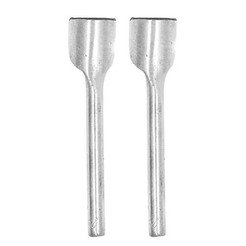 Baxnore 2 Stück Halbrund Cutter Punch, Werkzeugs tahl Halbrund Leder Punch, Kompakter Leder-Craft-Punch, Leders ch neider Punch, Halbrund Punch für Leder (20 mm) von Baxnore