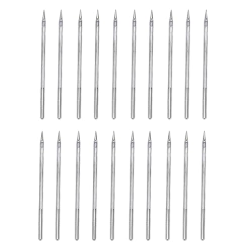 Baxnore 20pcs Schuhreparaturmaschinennadeln, Ersatznadeln aus Edelstahl für professionelle Schuhreparaturen Baxnore 20pcs Schuhreparaturmaschinennadeln, Ersatznadeln aus Edelstahl für professionelle Schuhreparaturen von Baxnore