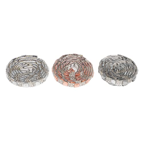 Baxnore 3 Meter Strassband 8 mm breites DIY Schneiden attraktiver dekorativer selbstklebender Strassstreifen für den Haushalt von Baxnore