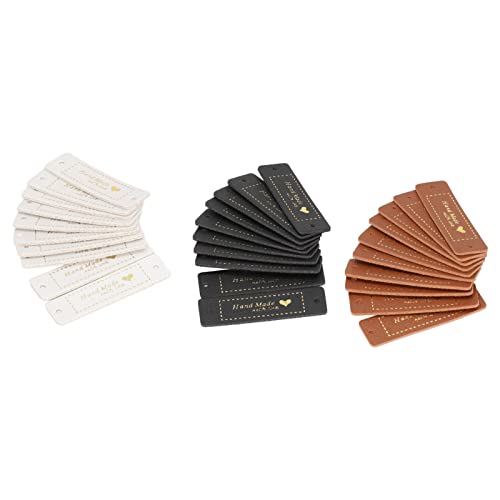 Baxnore 30pcs handgefertigte Nähetiketten, keine Fade -Stoff -Tags, Basteletiketten für Bekleidungssäcke weiß, schwarz, Baxnore 30pcs handgefertigte Nähetiketten, keine Fade -Stoff -Tags, Basteletiketten für Bekleidungssäcke weiß, schwarz, von Baxnore