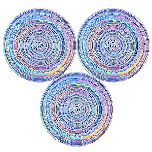 Baxnore 3pcs breites Polyester -Band, Yards pro Rollpackungsmittel für Hochzeitsdekorpakete Handwerk von Baxnore
