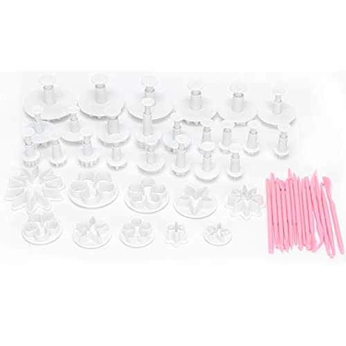 Baxnore 47pcs Kuchen Prägienformen Fondant Cookies Cupcake Dessert Druckdekorationswerkzeuge Baxnore 47pcs Kuchen Prägienformen Fondant Cookies Cupcake Dessert Druckdekorationswerkzeuge von Baxnore