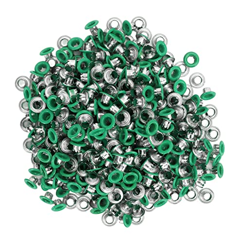 Baxnore 500pcs Snap Buttons Kit, Eisenbefestigungselemente, leichte Nähschnappschüsse für Kleidungslederzelte (YK4/5C20 (grün)) von Baxnore