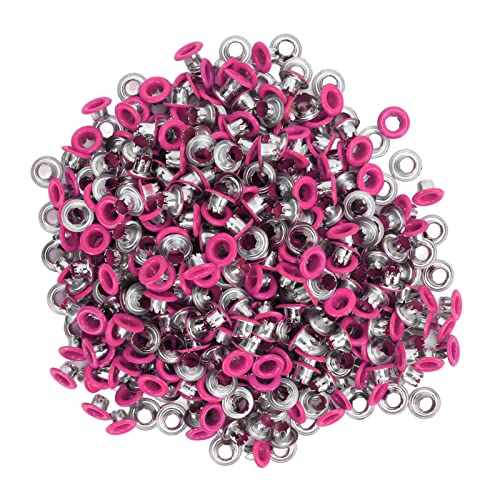 Baxnore 500pcs Snap Buttons Kit, Eisenbefestigungselemente, leichte Nähschnappschüsse für Kleidungslederzelte (YK4/5C28 (Rose Red)) von Baxnore
