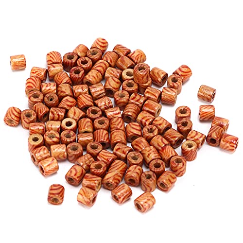 Baxnore 500pcs bemalte Holzperlen, 5x5mm vorgebohrtes Handwerk farbenfrohe Perlen für Schmuck Herstellung Armband Halskette Vorräte Baxnore 500pcs bemalte Holzperlen, 5x5mm vorgebohrtes Handwerk farbenfrohe Perlen für Schmuck Herstellung Armband Halskette Vorräte von Baxnore