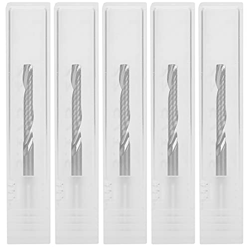 Baxnore 5pcs Router Bit, Wolfram -Stahl -Spiralfräsenschneider, Verschleiß gegen Schnitzschneider, Holzschnitzrouter, Holzrouterschneider für Holz Baxnore 5pcs Router Bit, Wolfram -Stahl -Spiralfräsenschneider, Verschleiß gegen Schnitzschneider, Holzschnitzrouter, Holzrouterschneider für Holz von Baxnore