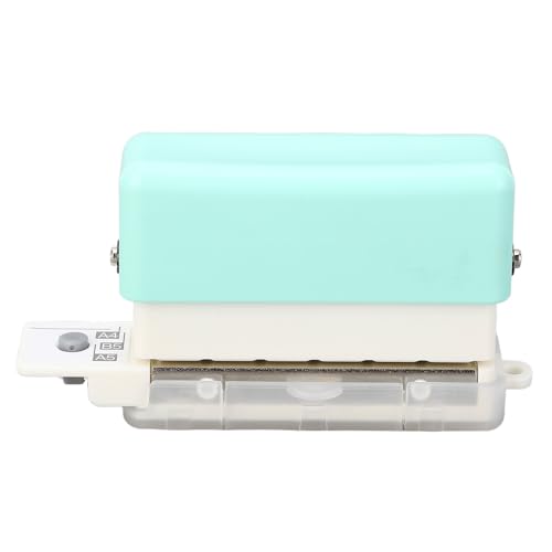 Baxnore 6 Loch Punch Lose Leaf Puncher Tragbarer Kreis Punch Mini Loch Loch Machine für A5 B5 A4 Papierberichte Dateien Scrapbooking Green ABS 9.2 x 5 cm Baxnore 6 Loch Punch Lose Leaf Puncher Tragbarer Kreis Punch Mini Loch Loch Machine für A5 B5 A4 Papierberichte Dateien Scrapbooking Green ABS 9.2 x 5 cm von Baxnore