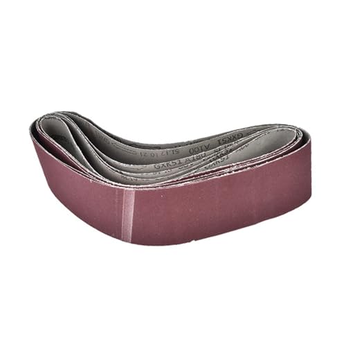 Baxnore 6pcs Schleifengürtel, Aluminiumoxid -Schleifgürtel, Verschleiß gegen Schleifbandgürtel, Schleifgürtel, Gürtelschleifer zum Schleifen von Baxnore