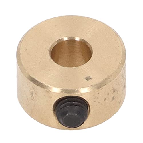 Baxnore Bohrstopp, Bohrertiefenstopp aus Messing, kompakter Bohrerstopp, Bohrlochstopp, Bohrertiefenkontrolle, Bohrerpositionierungskragen zum Bohren (6 mm) von Baxnore