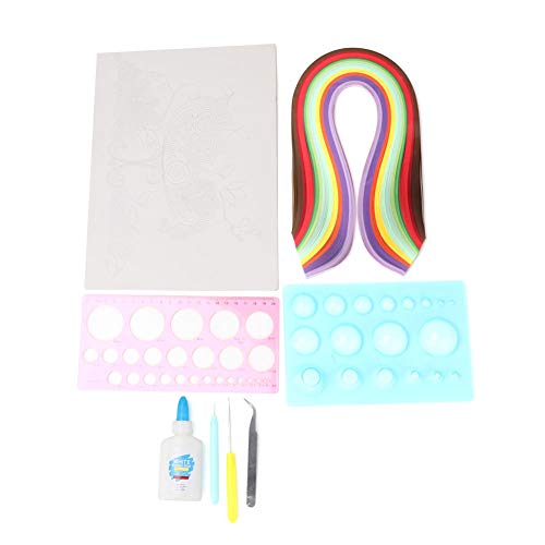 Baxnore Creative Paper Quilling Kit DIY Handcraft Art Set Komplette Werkzeuge für Anfänger Kinder Klassenzimmer Handwerksprojekte Home Decoration Scrapbooking Supplies von Baxnore