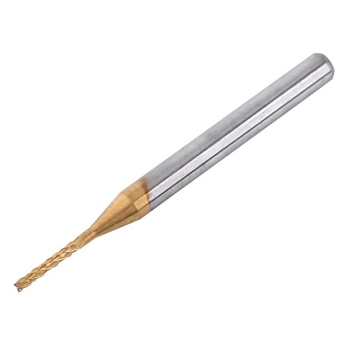 Baxnore Drehen Sie Schneidbits, zementiertes Carbid -Gravurbohrer, Verschleiß -Resist -Mahlschneider -Werkzeug, End für PCB CNC Drehen Burr 1,0 mm bis 3,175 mm (1,1 mm) von Baxnore