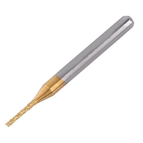 Baxnore Drehen Sie Schneidbits, zementiertes Carbid -Gravurbohrer, Verschleiß -Resist -Mahlschneider -Werkzeug, End für PCB CNC Drehen Burr 1,0 mm bis 3,175 mm (1,2 mm) von Baxnore