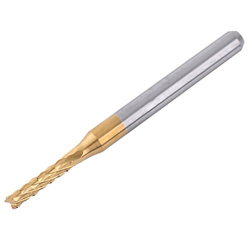 Baxnore Drehen Sie Schneidbits, zementiertes Carbid -Gravurbohrer, Verschleiß -Resist -Mahlschneider -Werkzeug, End für PCB CNC Drehen Burr 1,0 mm bis 3,175 mm (2,0 mm) von Baxnore