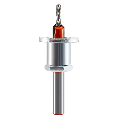 Baxnore Einstellbare Tiefe Holz Countersink Bohrer, 2,8 mm Pilot 10 mm Spülenlochdurchmesser für Möbelhandwerk Holzbearbeitung Baxnore Einstellbare Tiefe Holz Countersink Bohrer, 2,8 mm Pilot 10 mm Spülenlochdurchmesser für Möbelhandwerk Holzbearbeitung von Baxnore