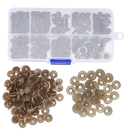 Baxnore Farbpuppe Augen Plastikharz Plüsch Spielzeug Augenersatz Multi -Größe DIY Bastelzubehör für Stofftiere Puppen Teddybären 114pcs mit Aufbewahrungsbox Baxnore Farbpuppe Augen Plastikharz Plüsch Spielzeug Augenersatz Multi -Größe DIY Bastelzubehör für Stofftiere Puppen Teddybären 114pcs mit Aufbewahrungsbox von Baxnore