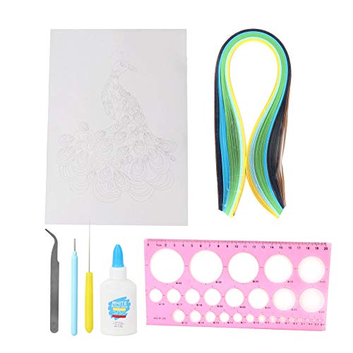 Baxnore Heimwerker muster Papier Quilling Set Kinder Interesse Anbau Quilling Papier Werkzeugs atz von Baxnore