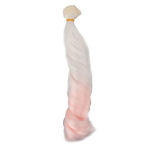 Baxnore Kugelgelenkpuppenperücke, 25 cm Länge 1m Breite Gradient Langer locker, weiche Seidenhitzefasern für professionelle Styling -Praxis mit hohen Temperaturen (Waves roll) (Rome Volume) von Baxnore