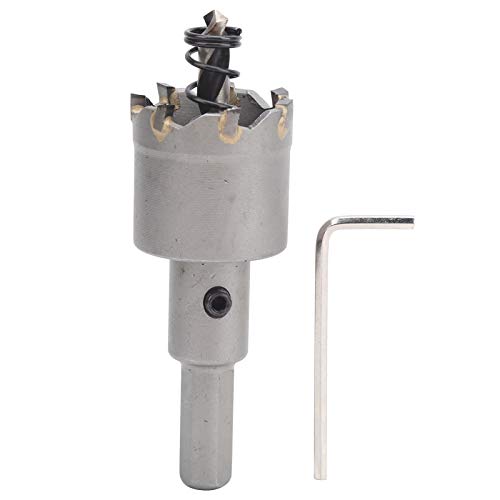 Baxnore Lochsäge, Carbid -Elektrikerschneider Bit, Legierungslochöffner, dicker Blechschneider, Elektriker Metall -Lochschneider, Elektriker -Bohrer -Bit für Metall (φ38mm) von Baxnore