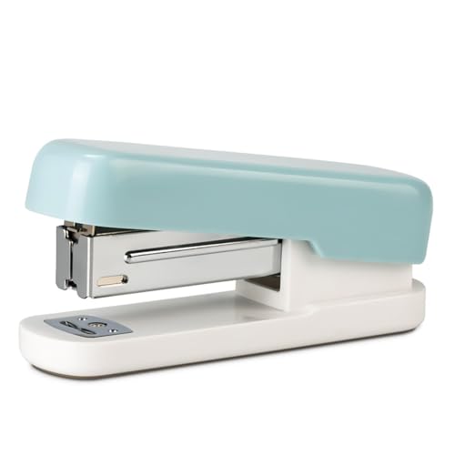 Baxnore Mini Hefter Set stilvoller massiver Metall tragbarer Hefter für Office Home School mit 12# Grundnahrungsmittel Langlebige Stahlbauchkonstruktion von Baxnore