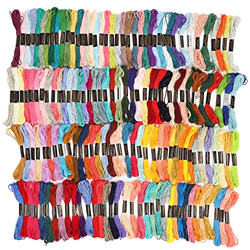 Baxnore Nähgarn-Set aus Polyester in 150 Farben, 40/3 hochfestes Bastelgarn, professioneller farbcodierter Garn-Organizer für die Reparatur von Stickereitextilien von Baxnore