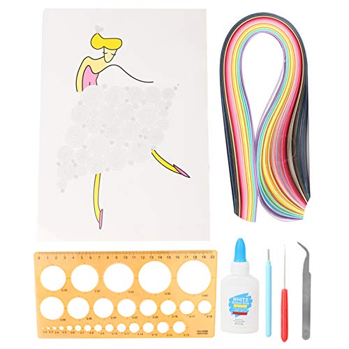 Baxnore Papierquilling Set hochwertiges DIY -Handwerk Tool Verbesserung Interaktionskit Klassenzimmer Shop Party von Baxnore