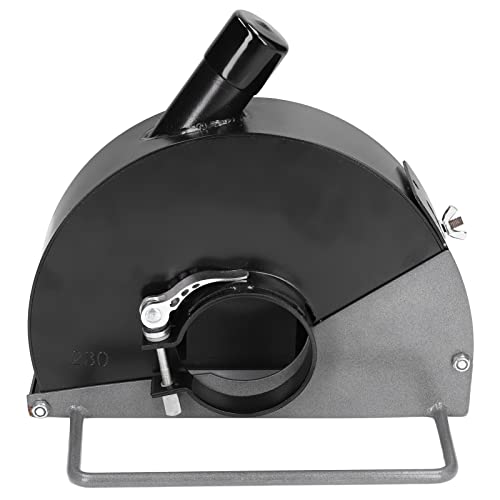Baxnore Professionell 230 mm Winkelmühle Staubbedeckung, Eisen Aluminiumlegierung Schneidschutz mit Adapter, 45-60 mm Tiefeneinstellungsschutzschutzschild (Trockenes Schneiden) von Baxnore