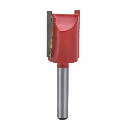 Baxnore Router -Bit, Legierungstahl 2 Flöte gerade Bit, Abriebresist -Schlitzrouter -Bit, Holzbearbeitungsbit, ausgedehnte Routerschneider für Holz (1/4 ''*17mm) von Baxnore