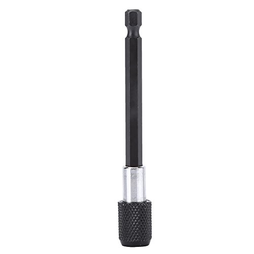 Baxnore -Schraubendreher -Bithalter, Stahlbohrer -Bit -Verlängerungshalter, Hex Shank Schnellfreisetzer Schraubendreherhalter, Hochleistungsbohrer -Bithalter für Schraubendreher (100 mm) von Baxnore