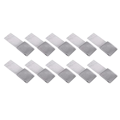Baxnore Spitzenbandverkleidung, breites Polyester -Netzkanten, Vintage -Nähbedarf, weicher Stoff für Kleidungsflächen, Haarzubehör, Basteldekoration (Grey-S8) von Baxnore