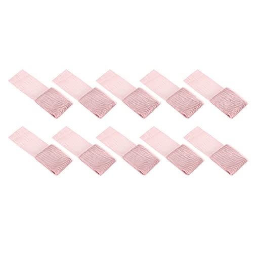 Baxnore Spitzenbandverkleidung, breites Polyester -Netzkanten, Vintage -Nähbedarf, weicher Stoff für Kleidungsflächen, Haarzubehör, Basteldekoration (Pink-S7) von Baxnore