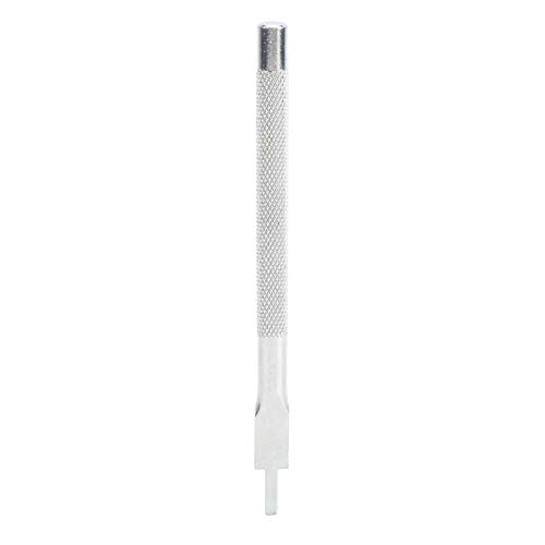 Baxnore Stecker Punch -Werkzeug, HSS -Druckmeißel, Wear Resist -Schnürmeißel Set, Stecker Meißelwerkzeug, Lederstärke, Leder -Stecker -Meißel für Leder (1 Zahn) von Baxnore