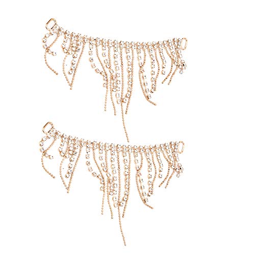 Baxnore Strass Quaste Kette Funkelnde High Heels Schnallen DIY Kleidung Schmuck Zubehör für Frauen Mädchen Schuhe Taschen Kleider Denim Outfits Zink Legierung Material 7,8x12,8 cm Baxnore Strass Quaste Kette Funkelnde High Heels Schnallen DIY Kleidung Schmuck Zubehör für Frauen Mädchen Schuhe Taschen Kleider Denim Outfits Zink Legierung Material 7,8x12,8 cm von Baxnore