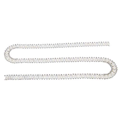 Baxnore Strasssteine Kette geschweißt Doppelreihe für DIY-Kleidungsdekoration Accessoires 1 Yard Baxnore Strasssteine Kette geschweißt Doppelreihe für DIY-Kleidungsdekoration Accessoires 1 Yard von Baxnore