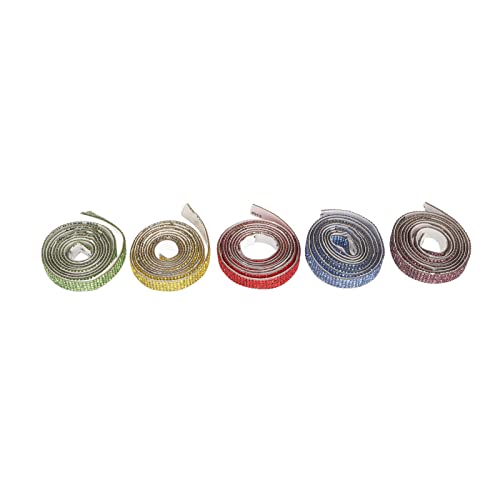 Baxnore Strassstreifen funkeln sich selbst klebend glitzernder Kristallglas Strassklebeband für DIY -Kleidungsdekoration Wohnkultur 5pcs Breite 1 cm Länge 1yard Baxnore Strassstreifen funkeln sich selbst klebend glitzernder Kristallglas Strassklebeband für DIY -Kleidungsdekoration Wohnkultur 5pcs Breite 1 cm Länge 1yard von Baxnore