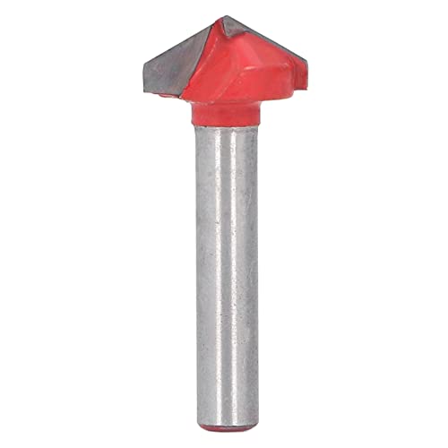 Baxnore V Groove Mühlenschneider, Kohlenstoffstahlholz -Mahlen Cutter, 120 Grad 16 mm V Rillenschneidwerkzeug, V -Form -Router -Bit für Holzbearbeitungszubehör Baxnore V Groove Mühlenschneider, Kohlenstoffstahlholz -Mahlen Cutter, 120 Grad 16 mm V Rillenschneidwerkzeug, V -Form -Router -Bit für Holzbearbeitungszubehör von Baxnore