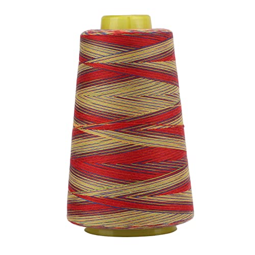 Baxnore Vielfältiger Stickerei-Faden, hochfester Polyester-Nähgarn, abrieb-verblassen-beständig, nicht gewirr glatt für Quilt-Schneiderei 3000 Yards von Baxnore