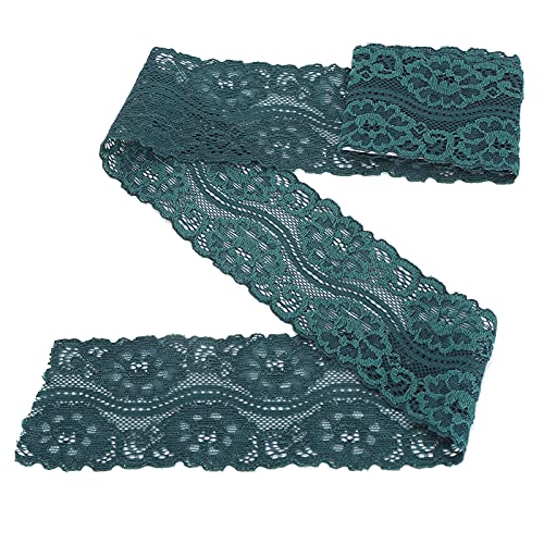 Blumenspitzenband 10 Yards, 5 cm breites Nylonband, elastische Hochzeitshaarzubehör für Handwerkskleidung Dekoration Blumenspitzenband 10 Yards, 5 cm breites Nylonband, elastische Hochzeitshaarzubehör für Handwerkskleidung Dekoration von Baxnore